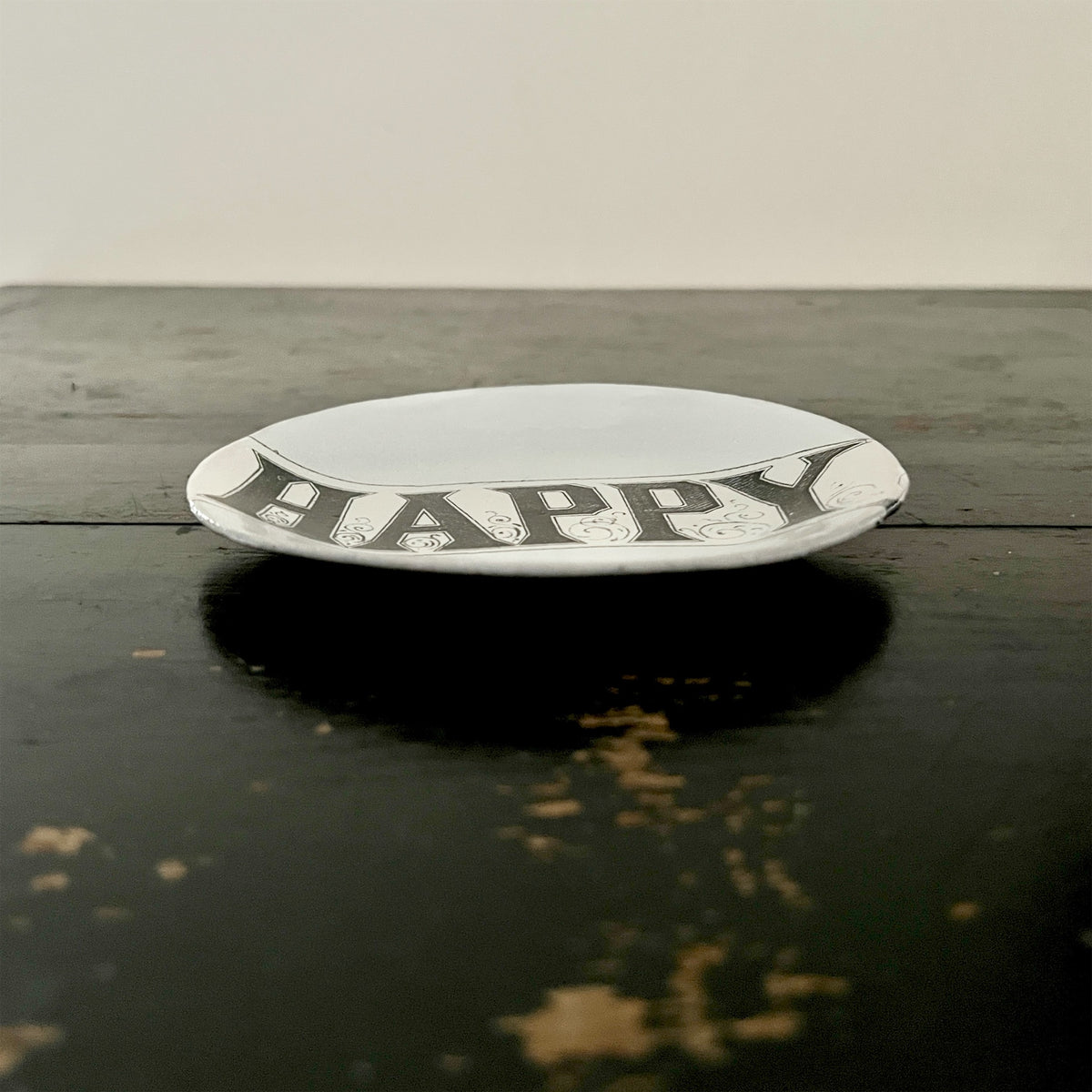 【Astier de Villatte】Small Happy Plate