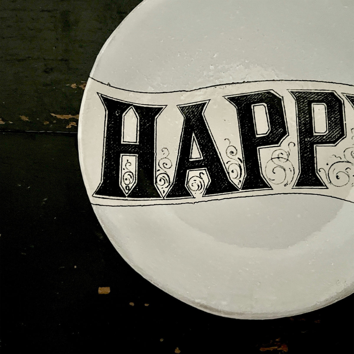 【Astier de Villatte】Small Happy Plate