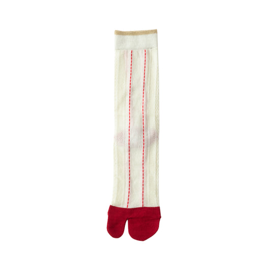 【TRICOTE】LACE PATTERN TABI SOCKS
