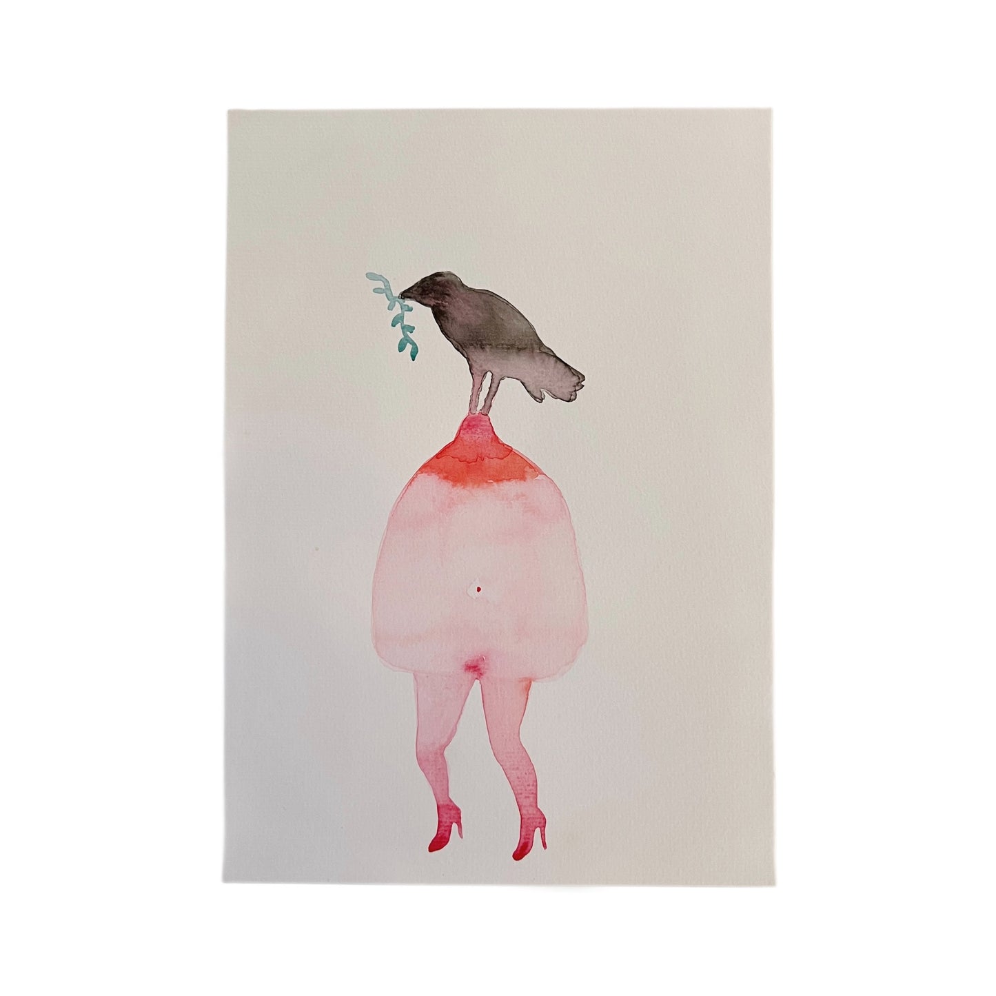 【Cathy Burghi 】オッパイに枝をくわえた小鳥