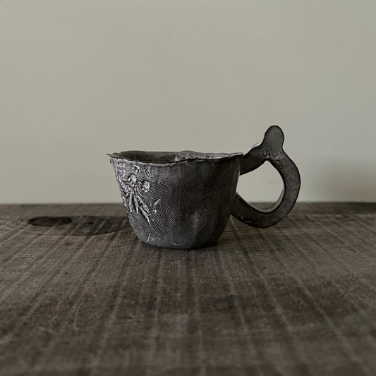 【 Valerie Casado】ティーカップ C-Tasse a The_Noir-4