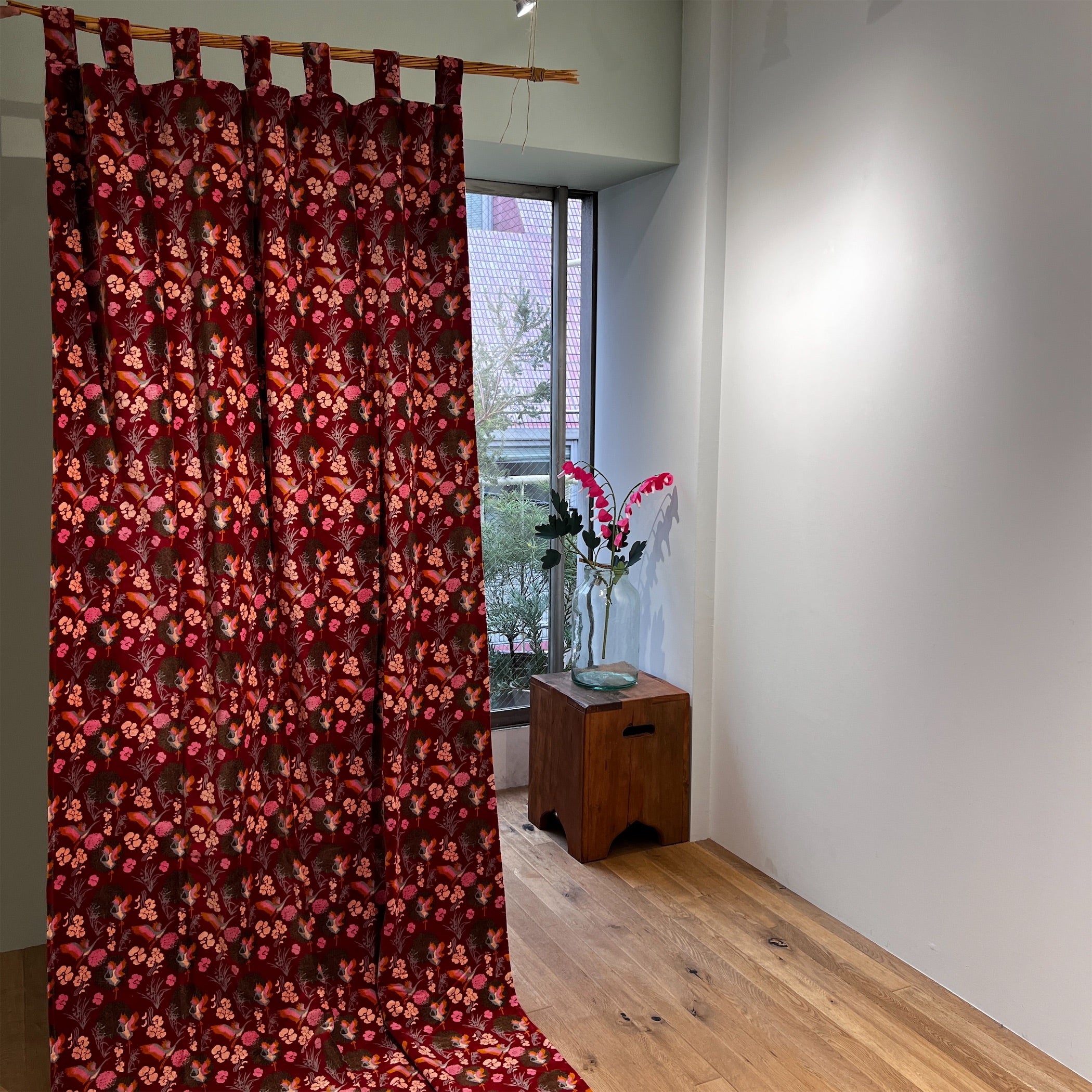 鳥飛ぶベルベットカーテン マルト・デムラン セレクト Velvet