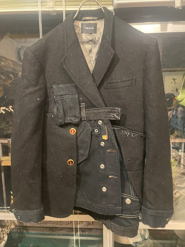 【nisai】京都紋付黒染め古着再構築ジャケット