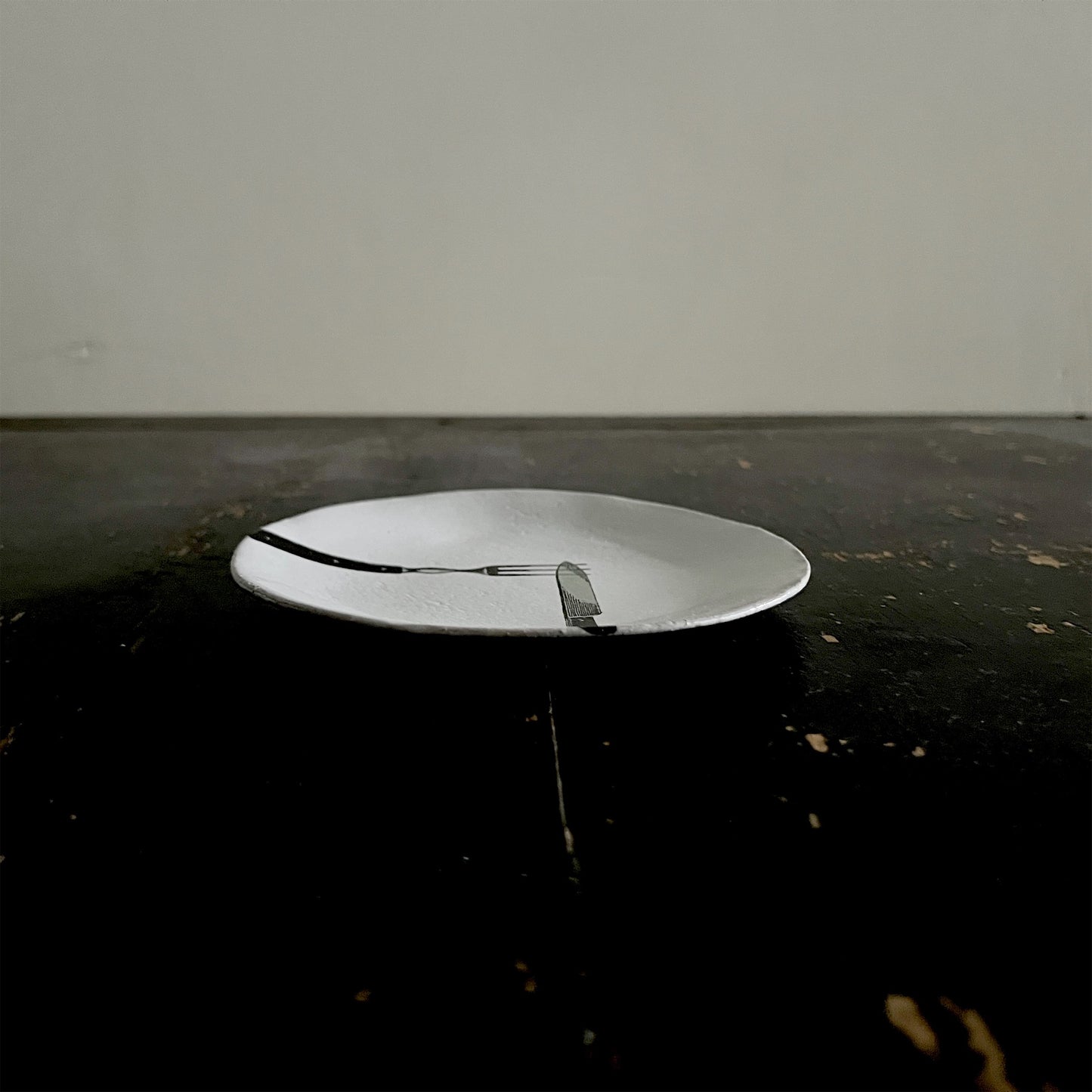 【Astier de Villatte】Fork and knife saucer