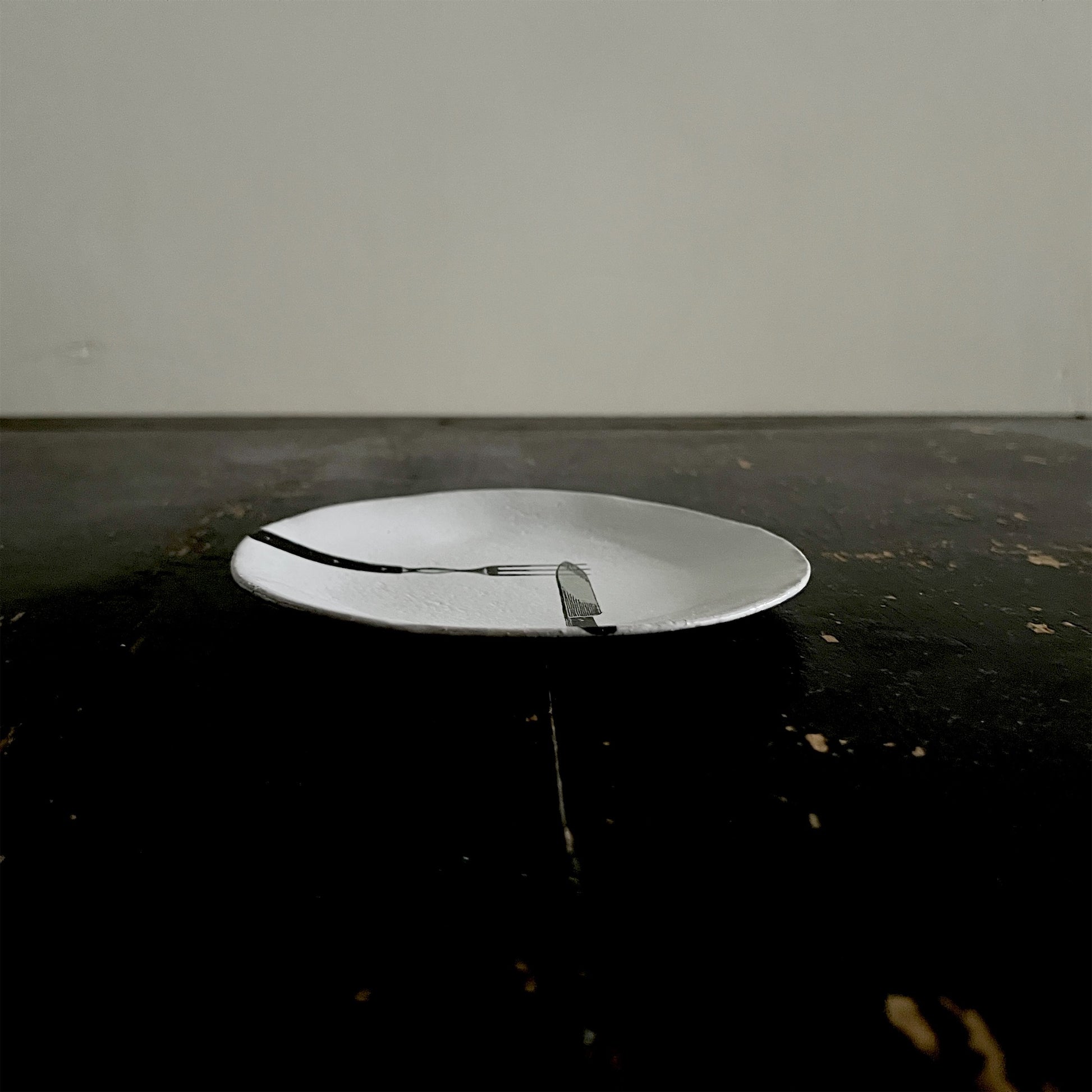 【Astier de Villatte】Fork and knife saucer