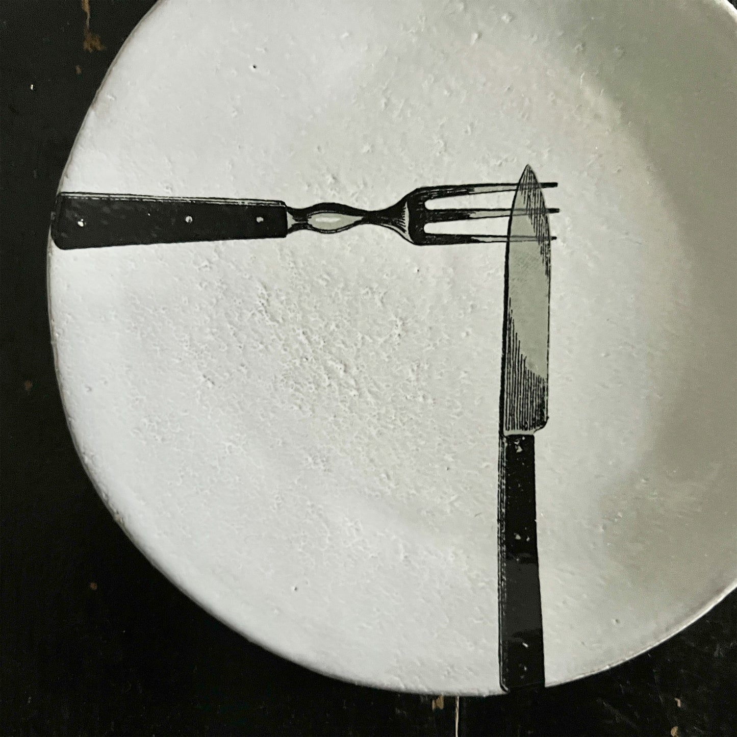 【Astier de Villatte】Fork and knife saucer