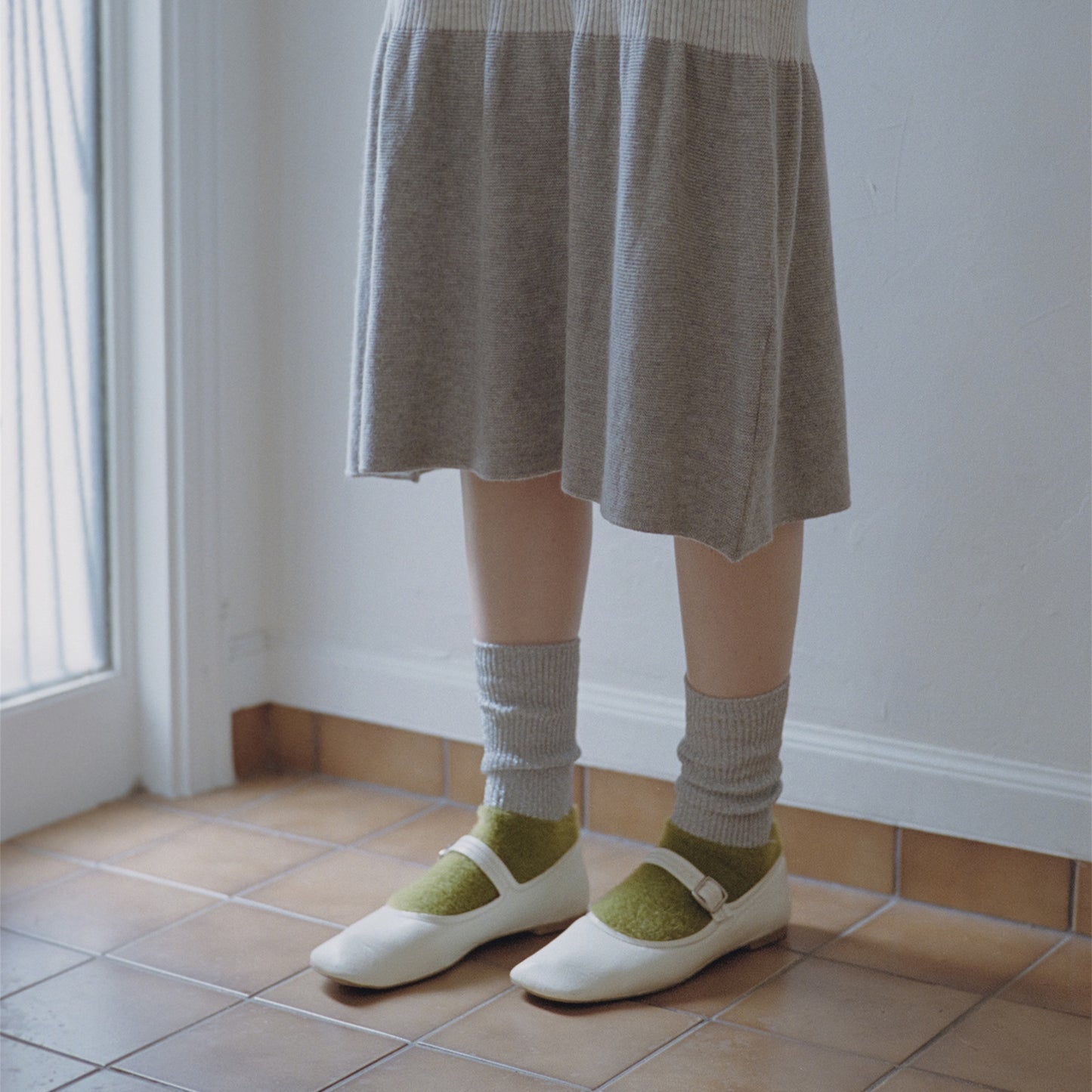 【TRICOTE】LAME SHAGGY SOCKS