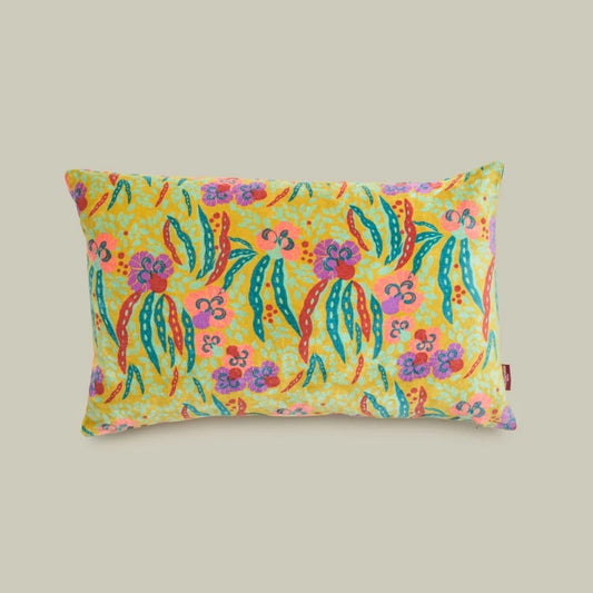 【Les Touristes】Velvet cushion cover rect._allegria-gold