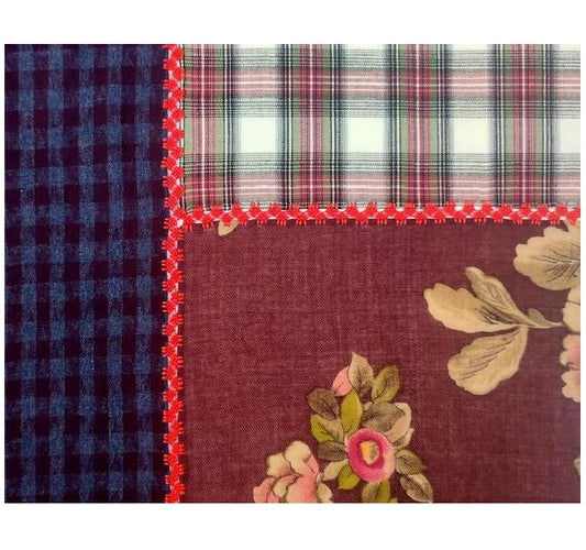 【Leo Atlante】OUPS Scarf_check, plum