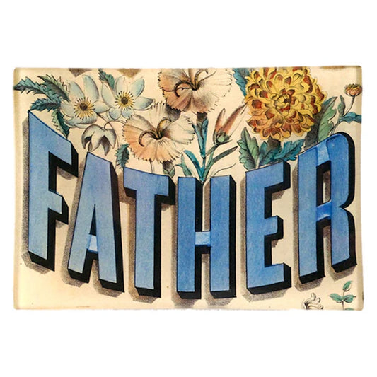 【JOHN DERIAN】デコパージュプレート Father Mini-Tray