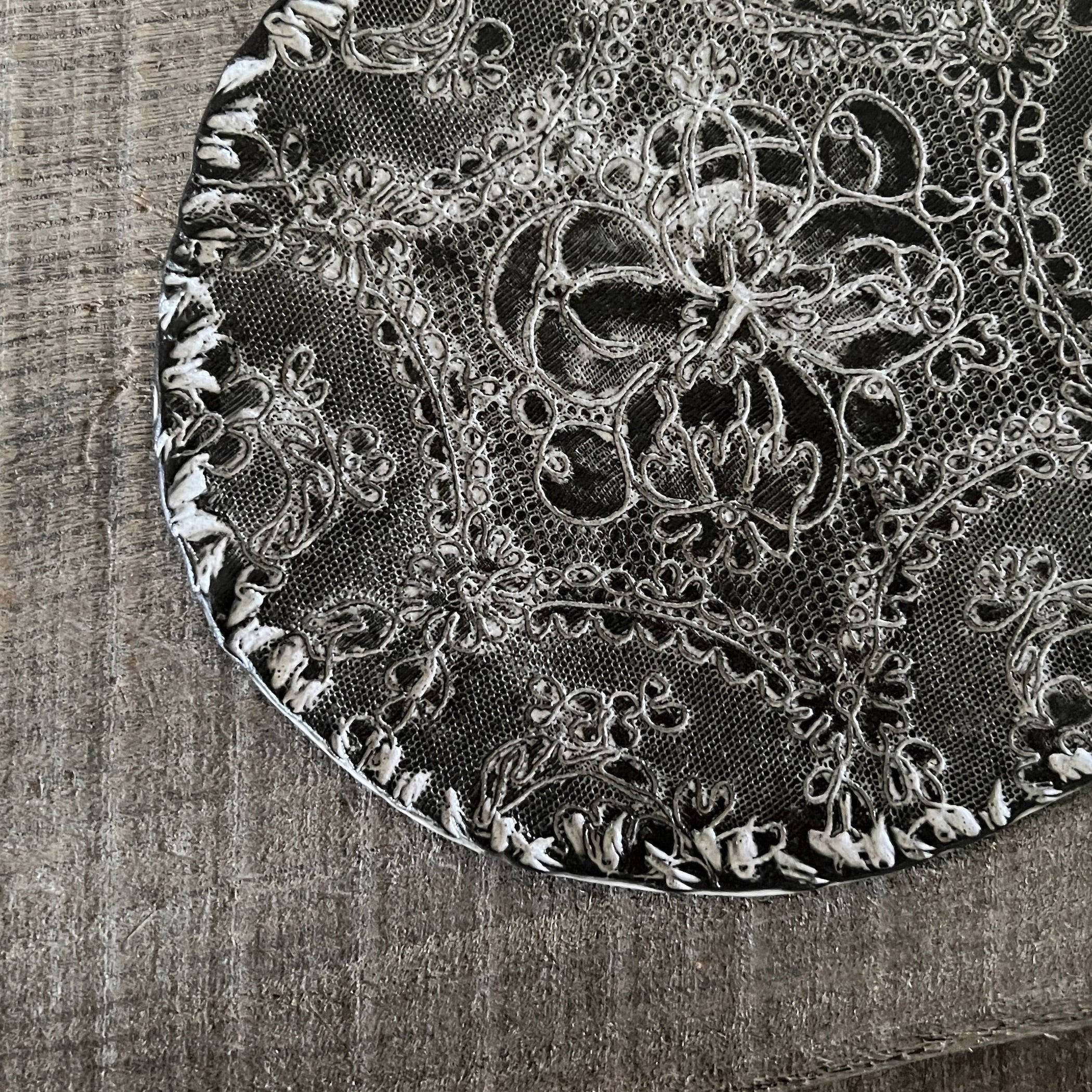 Valerie Casado】ソーサー Sous Tasse Simple_Noir-3 | フィール