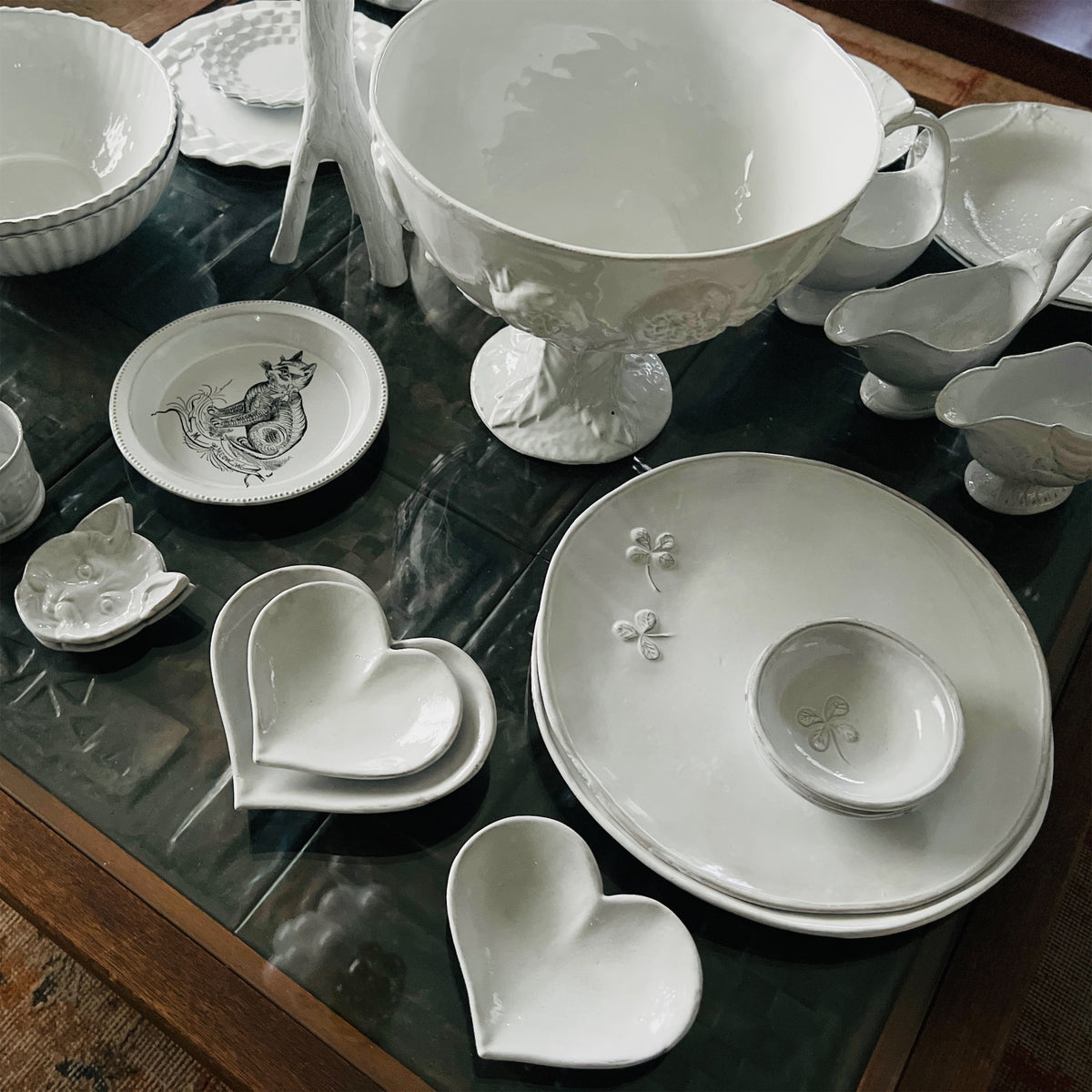 【Astier de Villatte】Small Heart Dish