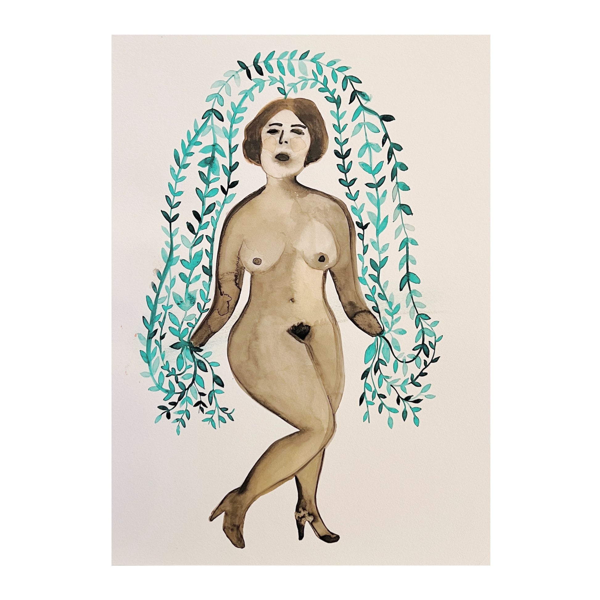 【Cathy Burghi 】草の葉で縄跳びか