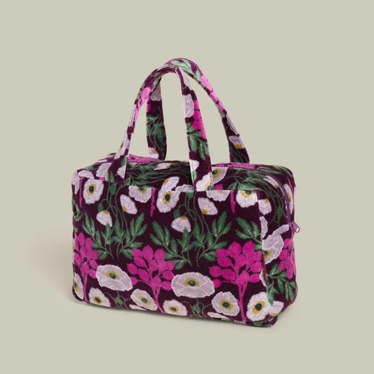 【Les Touristes】Small bag Velvet_poppy-fig
