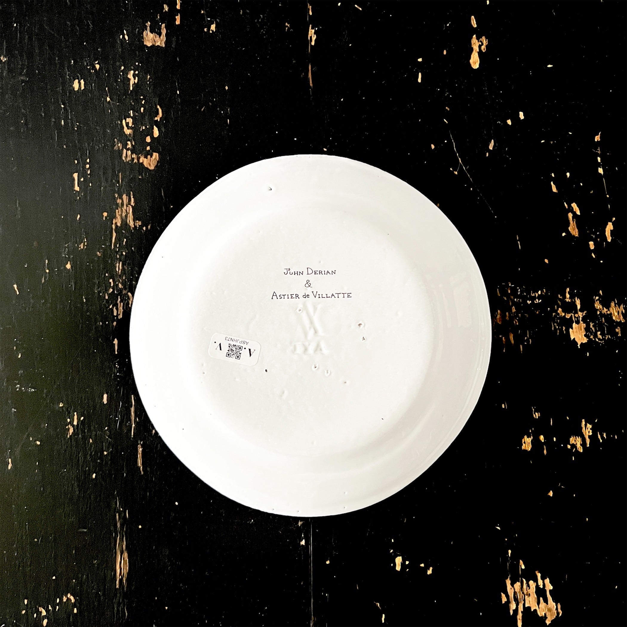 Astier de Villatte ジョンデリアン プレート Astier de Villatte】John Three Butterflies プレート | フィール
