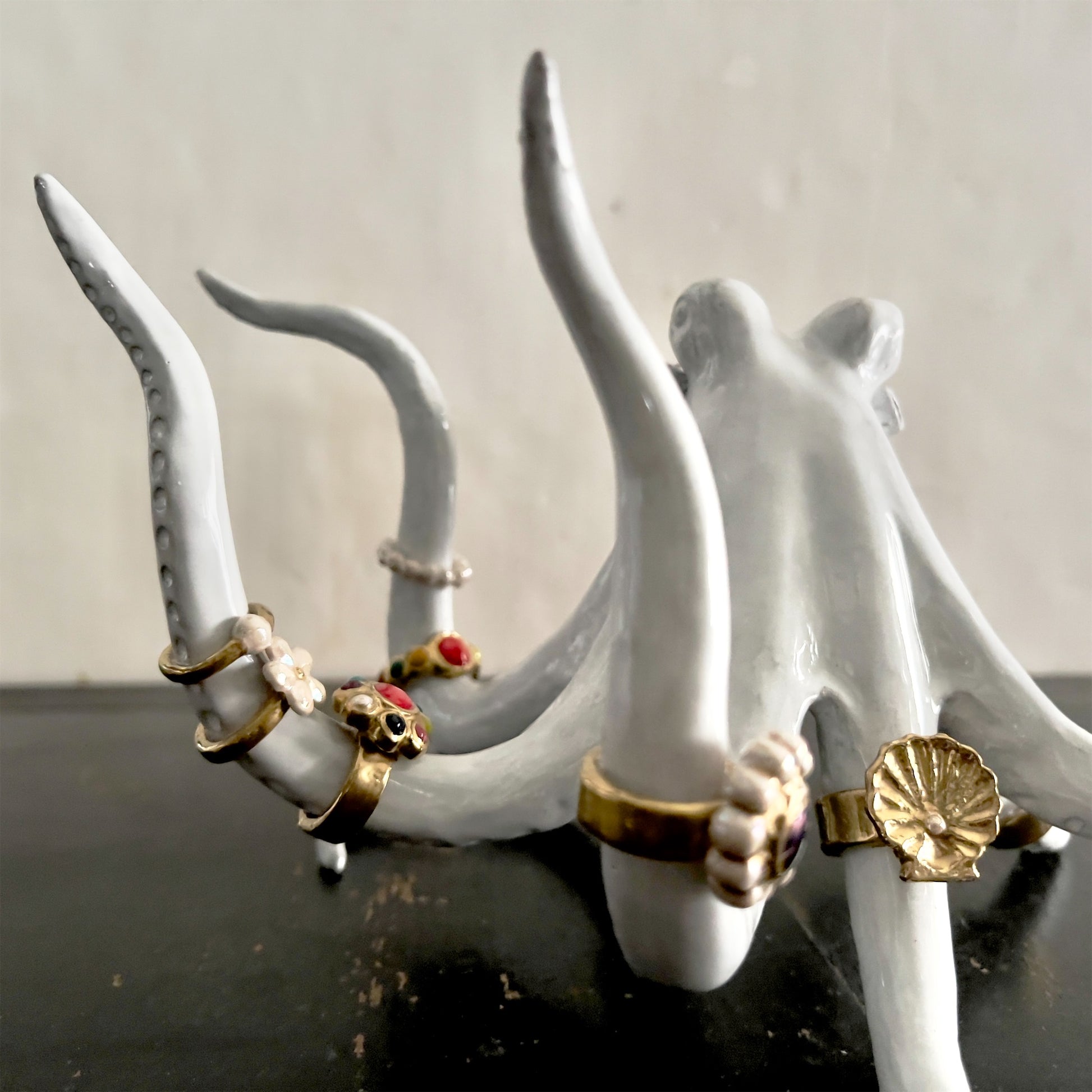 【Astier de Villatte】Octopus Ornament with Rings