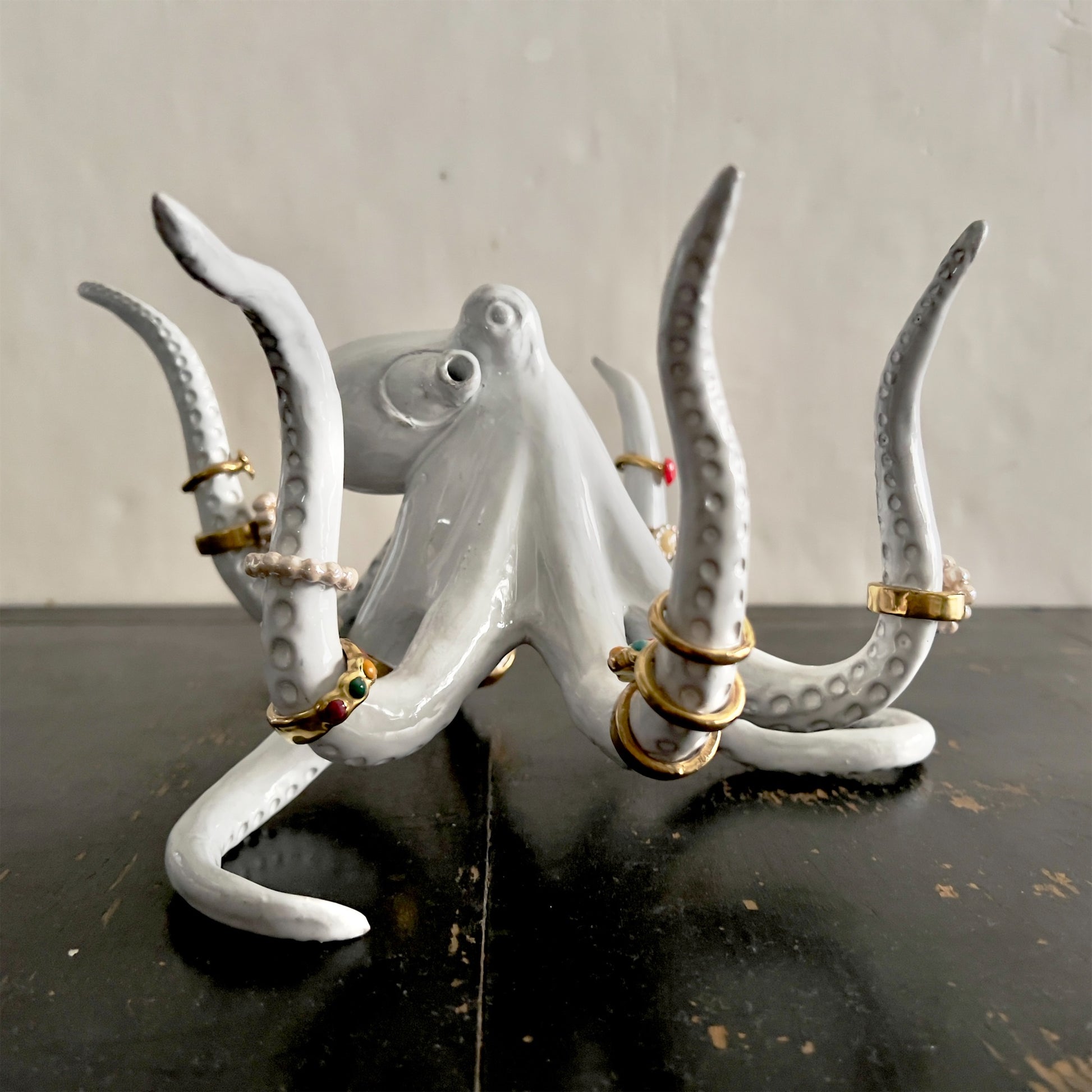 【Astier de Villatte】Octopus Ornament with Rings