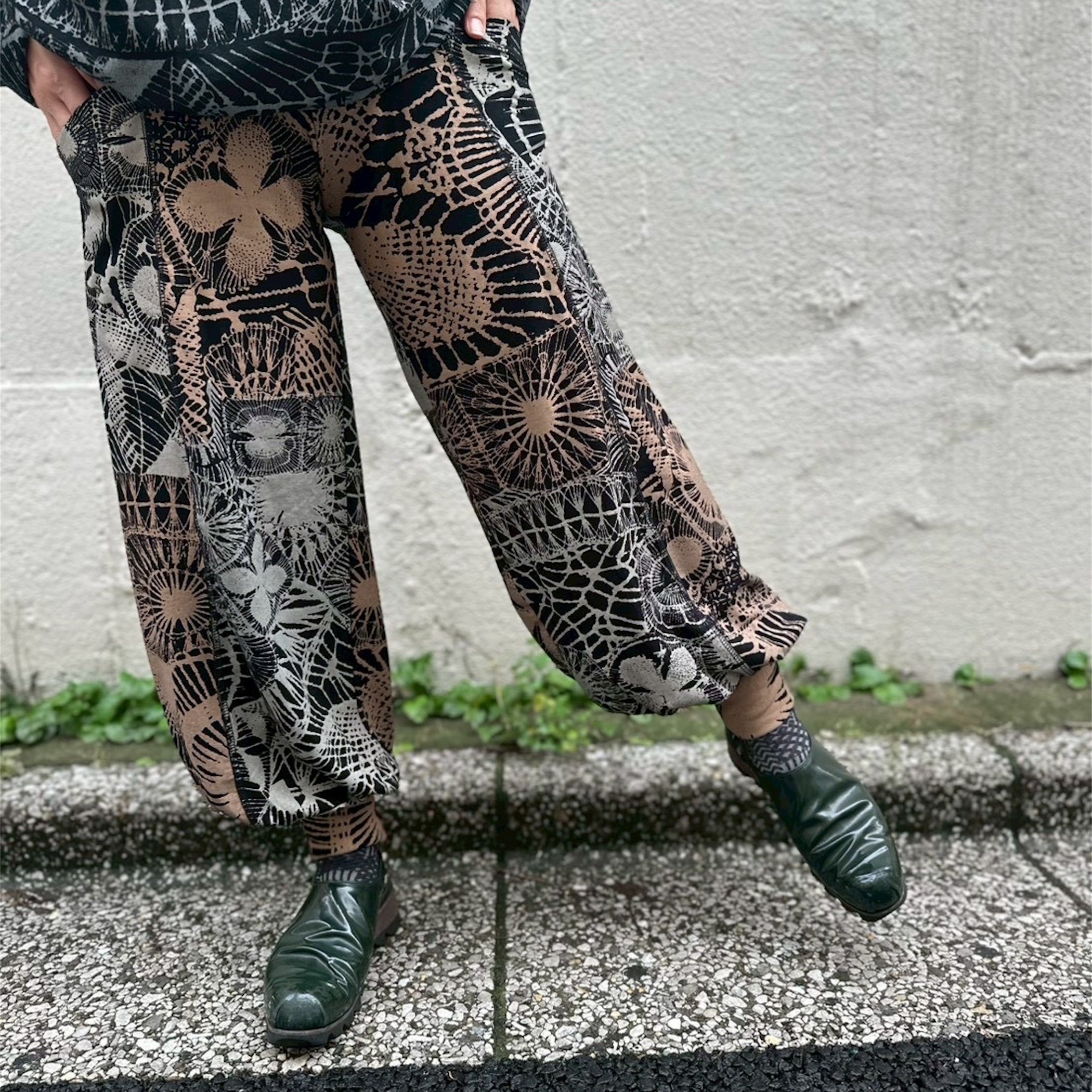 値下げ！Juana de Arco ホアナデアルコの定番ラインワイドパンツ Juana de Arco ホアナデアルコの定番ラインワイドパンツ 値下げ！Juana