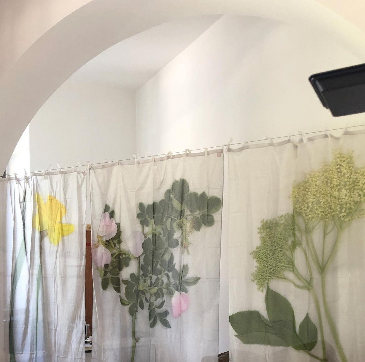 【Colomba Leddi】CURTAIN_COTTON VOILE_elderberry