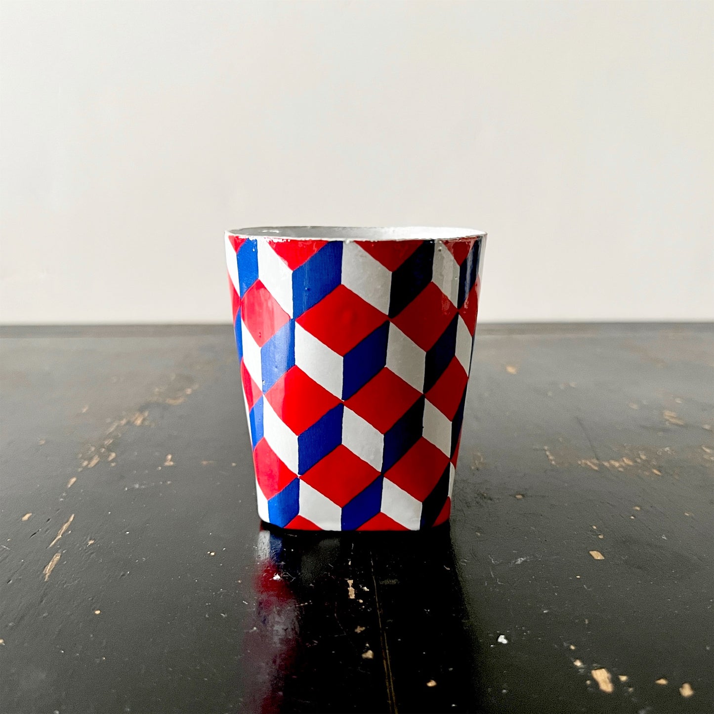 【Astier de Villatte】Tricolore Cube タンブラー