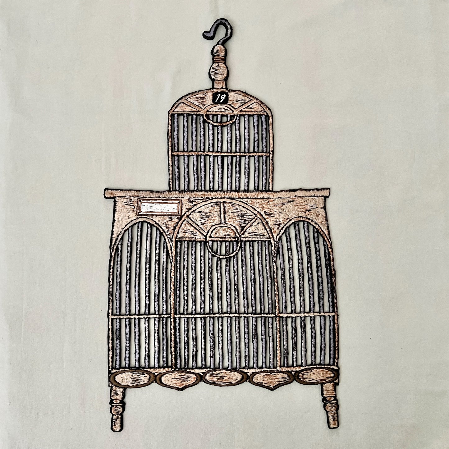 【ma.macaron】鳥籠　ベージュ