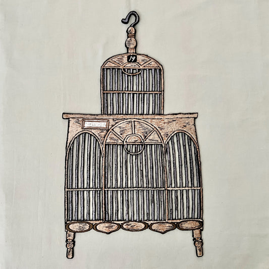 【ma.macaron】鳥籠　ベージュ