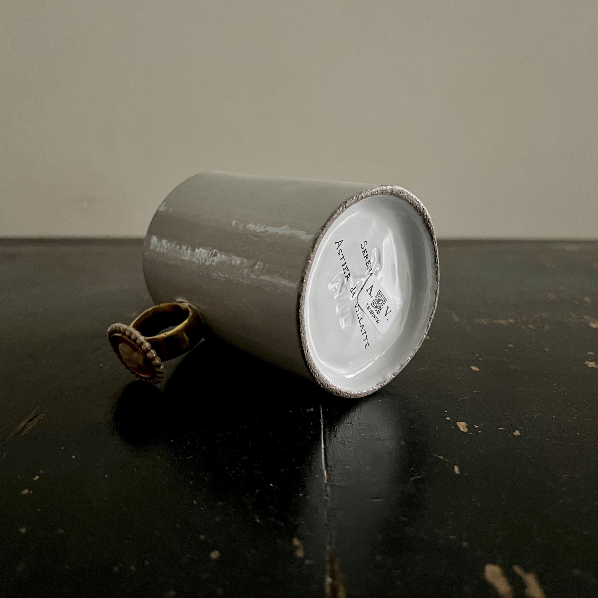 【Astier de Villatte】Serena Woman Cameo Ring Cup