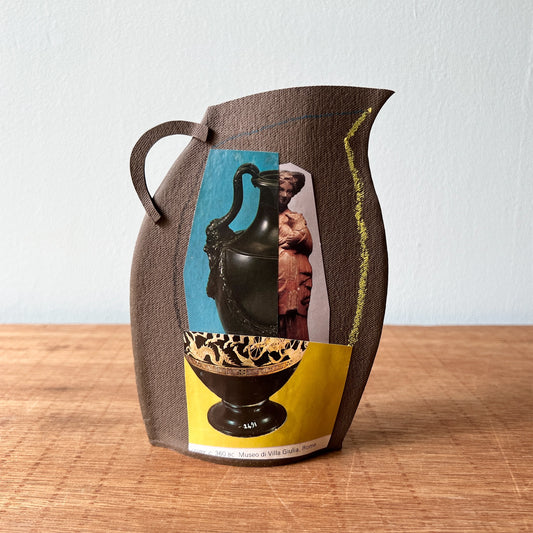 【Alison Owen】collage vase 2