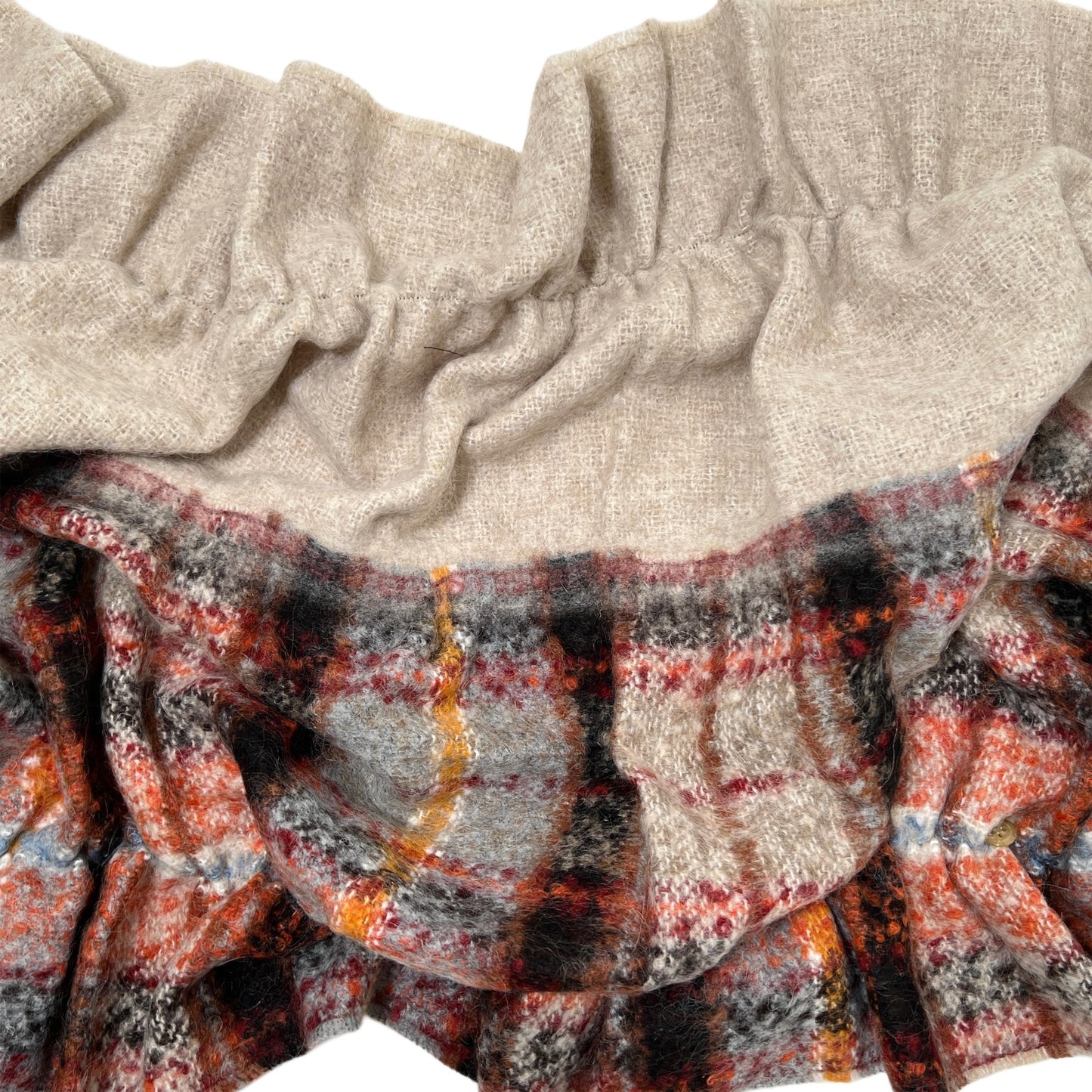 【Sayoko.M】cape shirring M02 beige