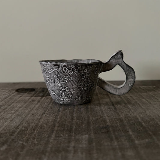 【 Valerie Casado】ティーカップ C-Tasse a The_Noir-6