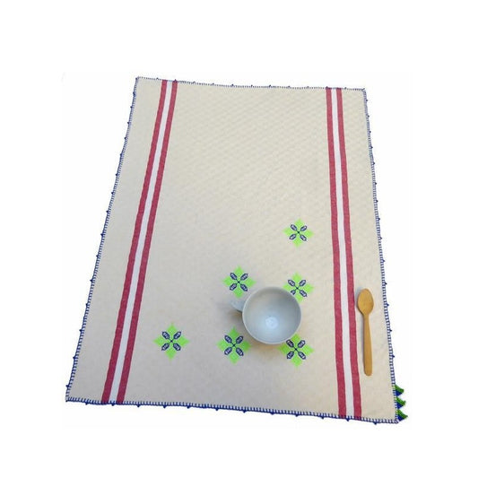 【Leo Atlante】刺繍クロス red