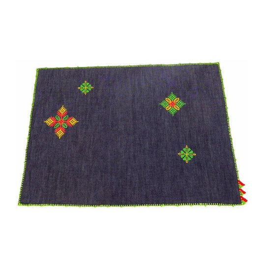 【Leo Atlante】Placemat_blue, green edge