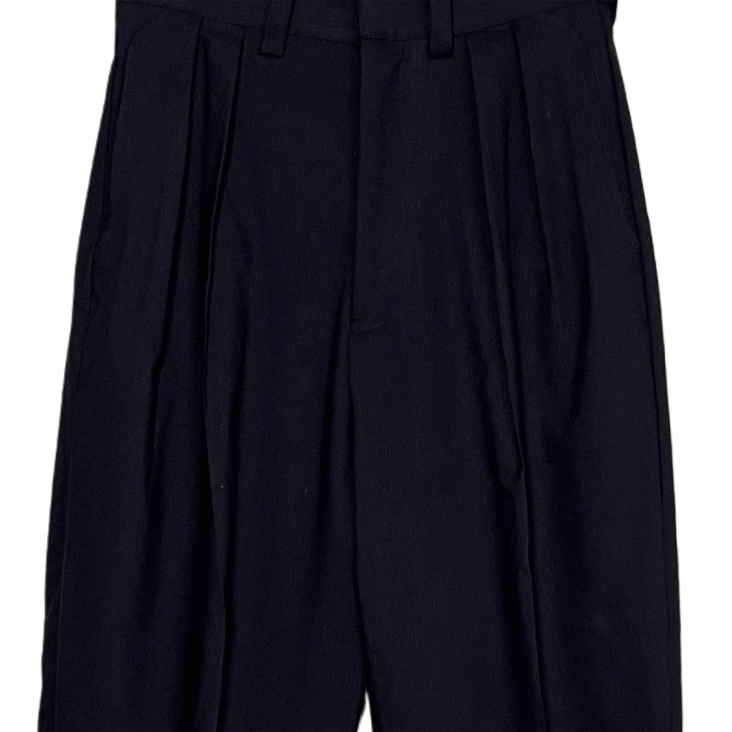 【ohta】navy pleats pants pt-48N