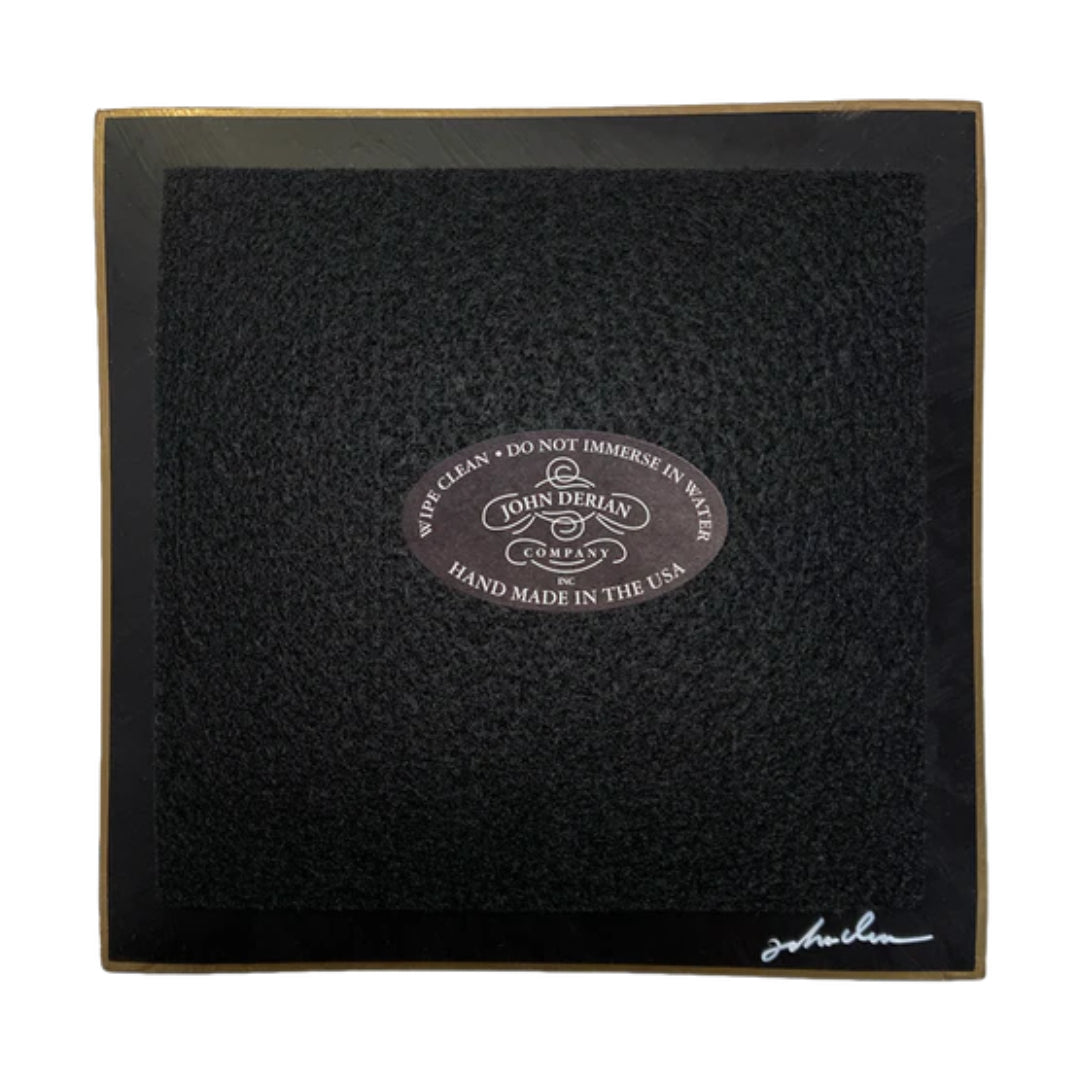 【JOHN DERIAN】デコパージュプレートGreen Velvet Ring Box