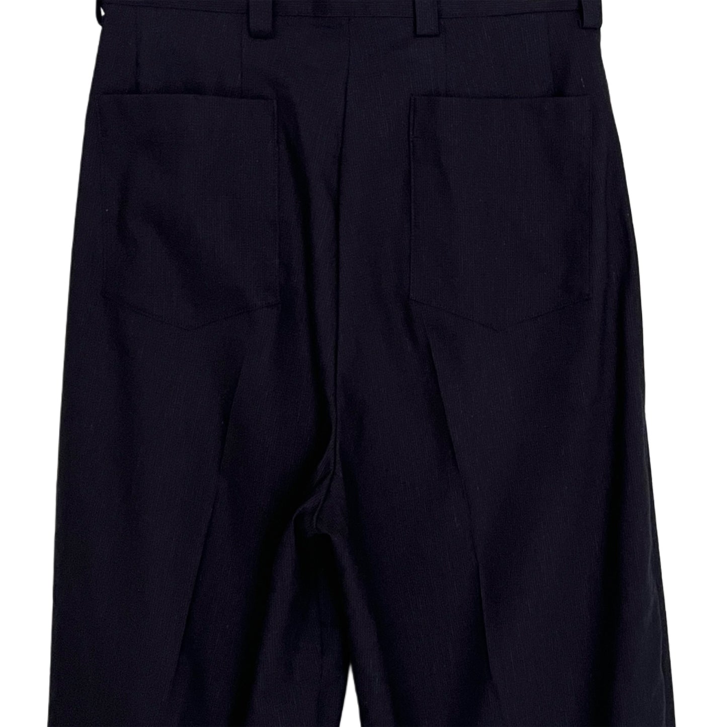 【ohta】navy pleats pants pt-48N