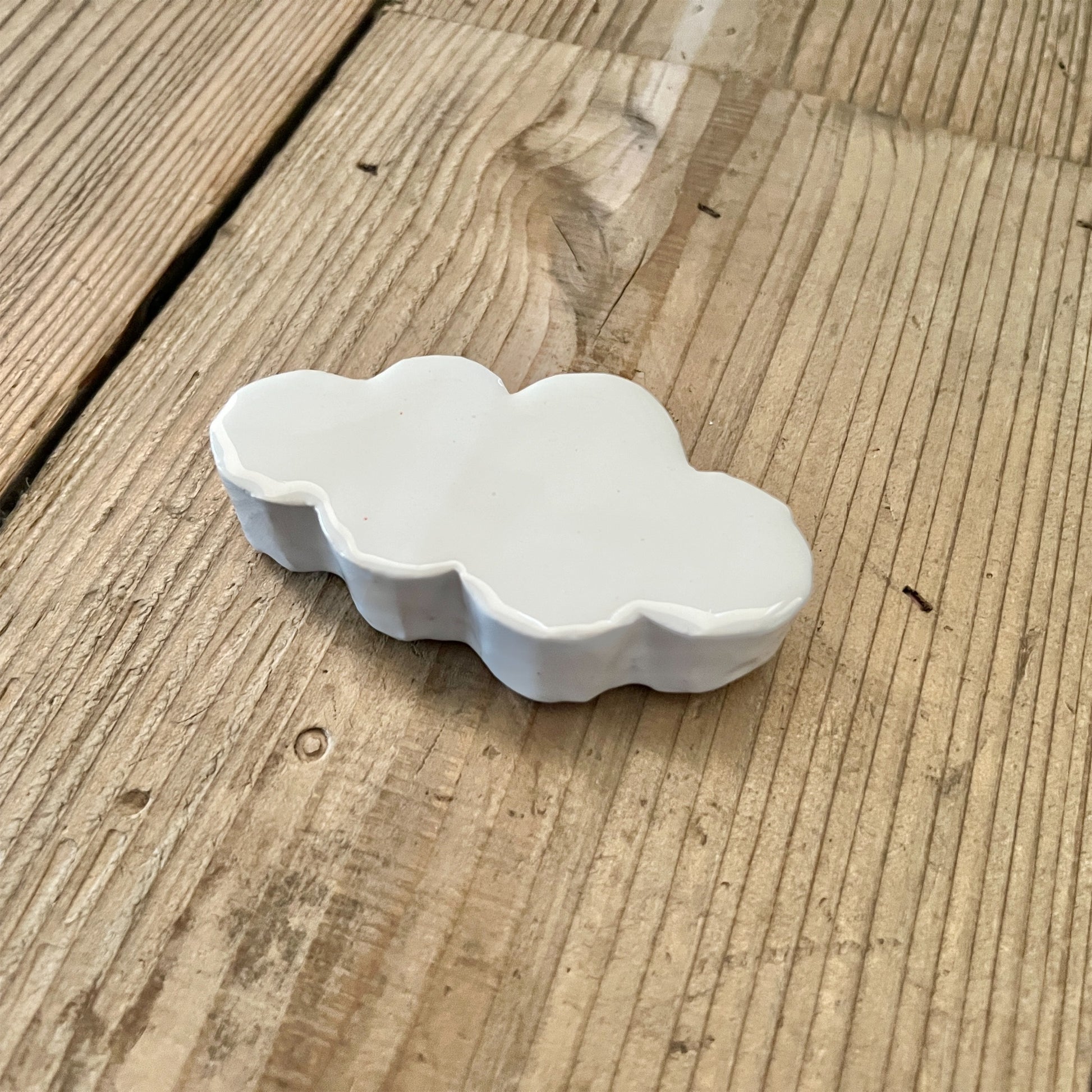 【MV% ceramics design】Nuvola media con goccia oro（雲と雫）