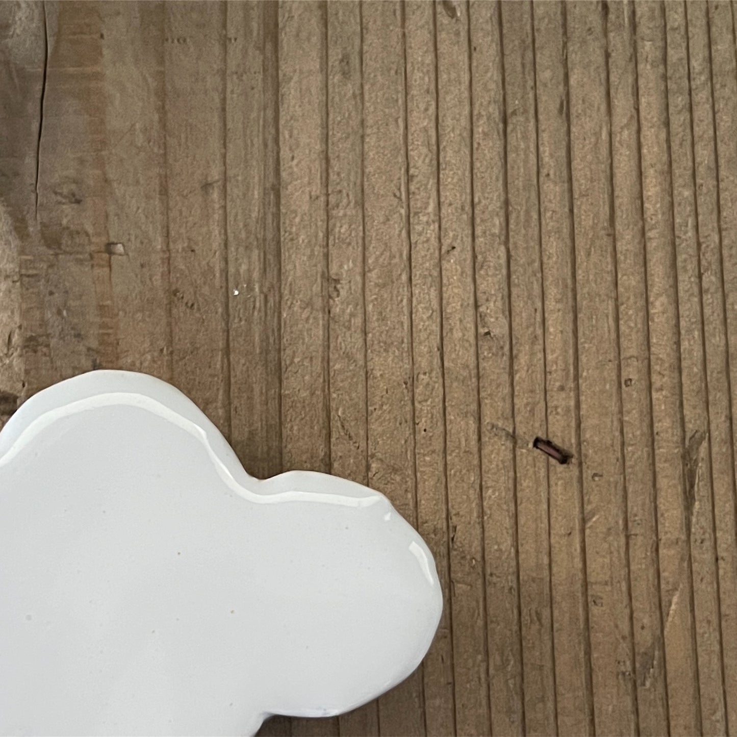 【MV% ceramics design】Nuvola media con goccia oro（雲と雫）