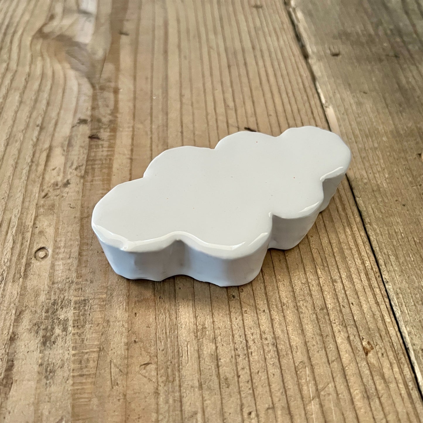 【MV% ceramics design】Nuvola media con goccia oro（雲と雫）