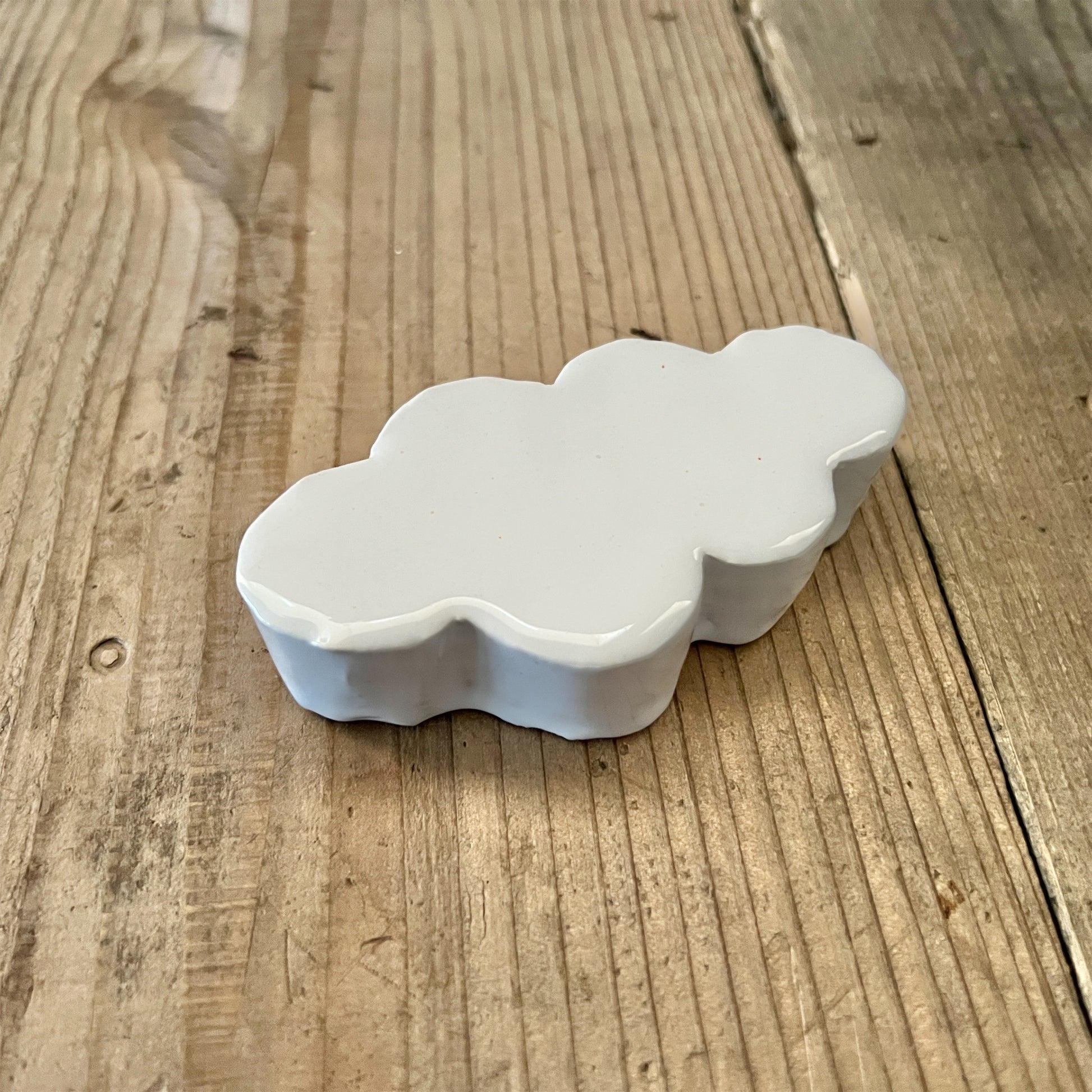 【MV% ceramics design】Nuvola media con goccia oro（雲と雫）