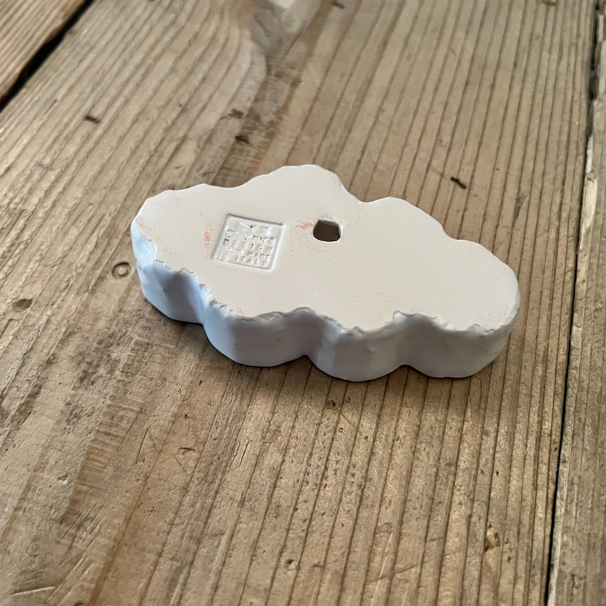 【MV% ceramics design】Nuvola media con goccia oro（雲と雫）