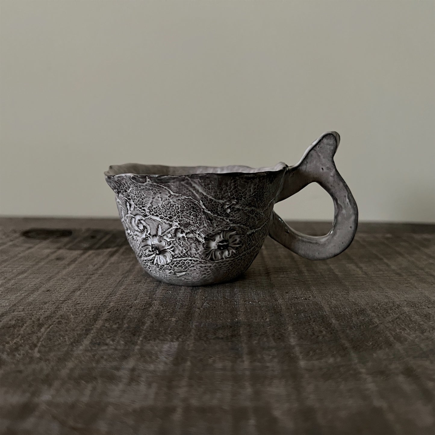 【 Valerie Casado】ティーカップ C-Tasse a The_Noir-7
