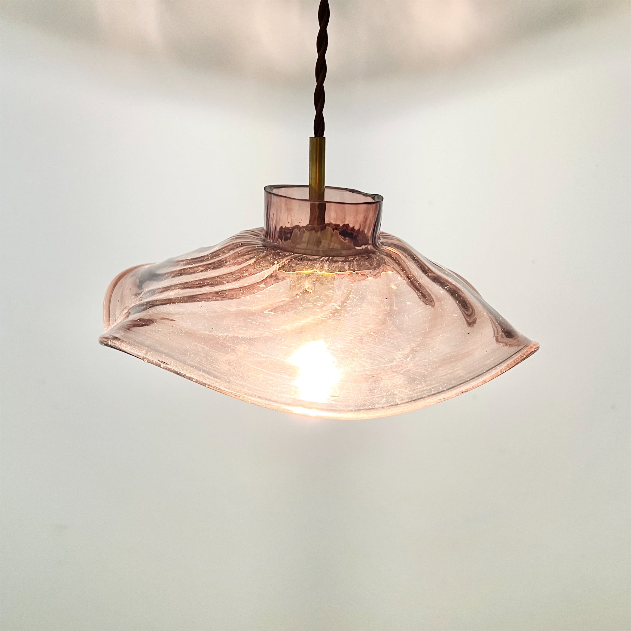 La Soufflerie】ランプシェード Suspension Fleur Framboise