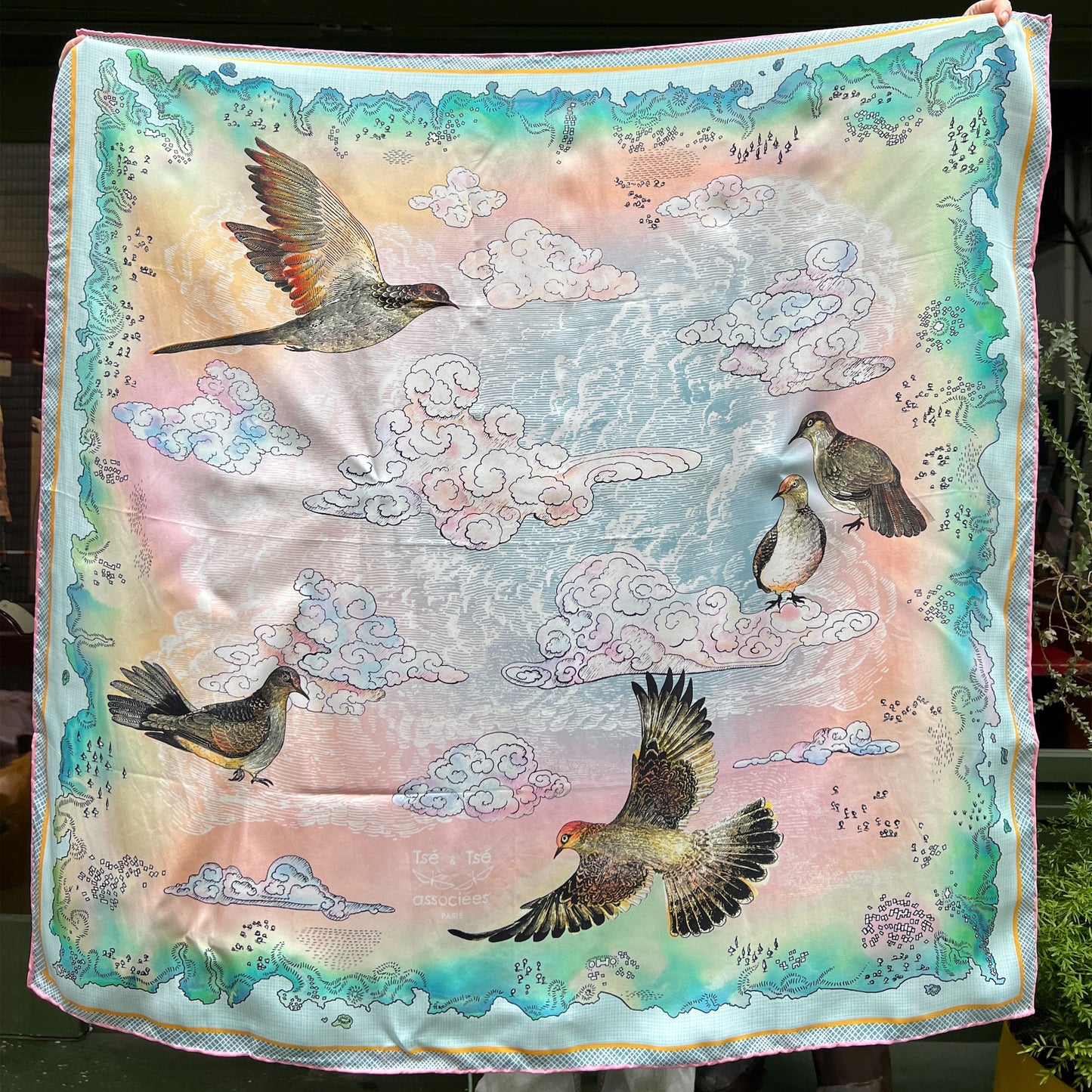 【Tse & Tse associees】スカーフ FOULARD AZURE