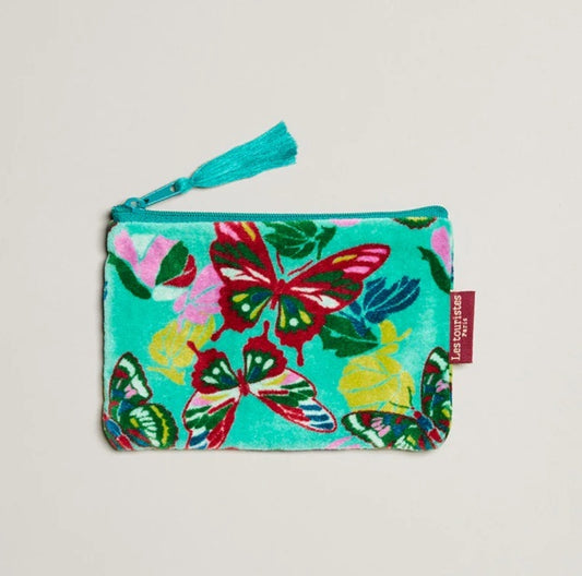 【Les Touristes】SMALL FLAT ZIP PURSE _holy bisquay