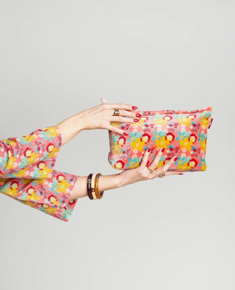 【Les Touristes】WASHBAG_mackintosh coral