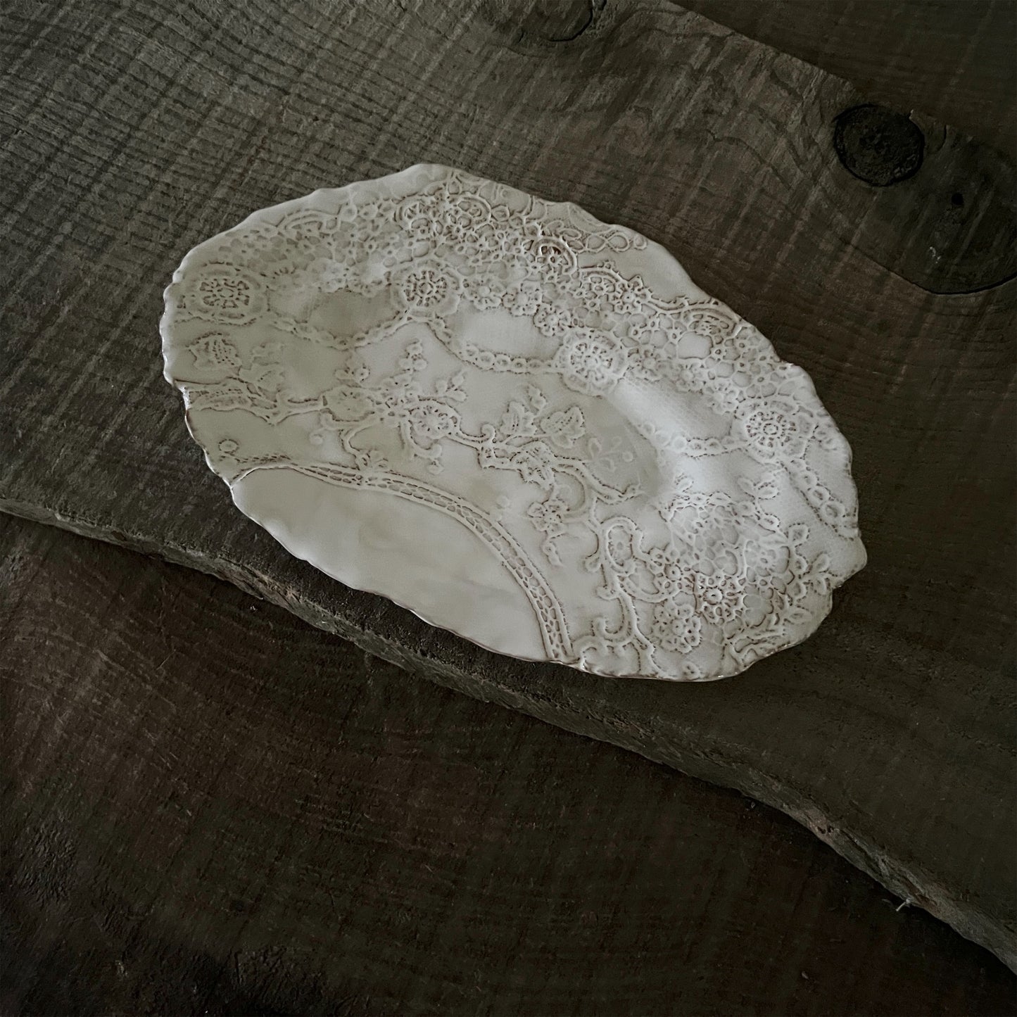 【 Valerie Casado】プレートS Fish Plates_Rouge-1