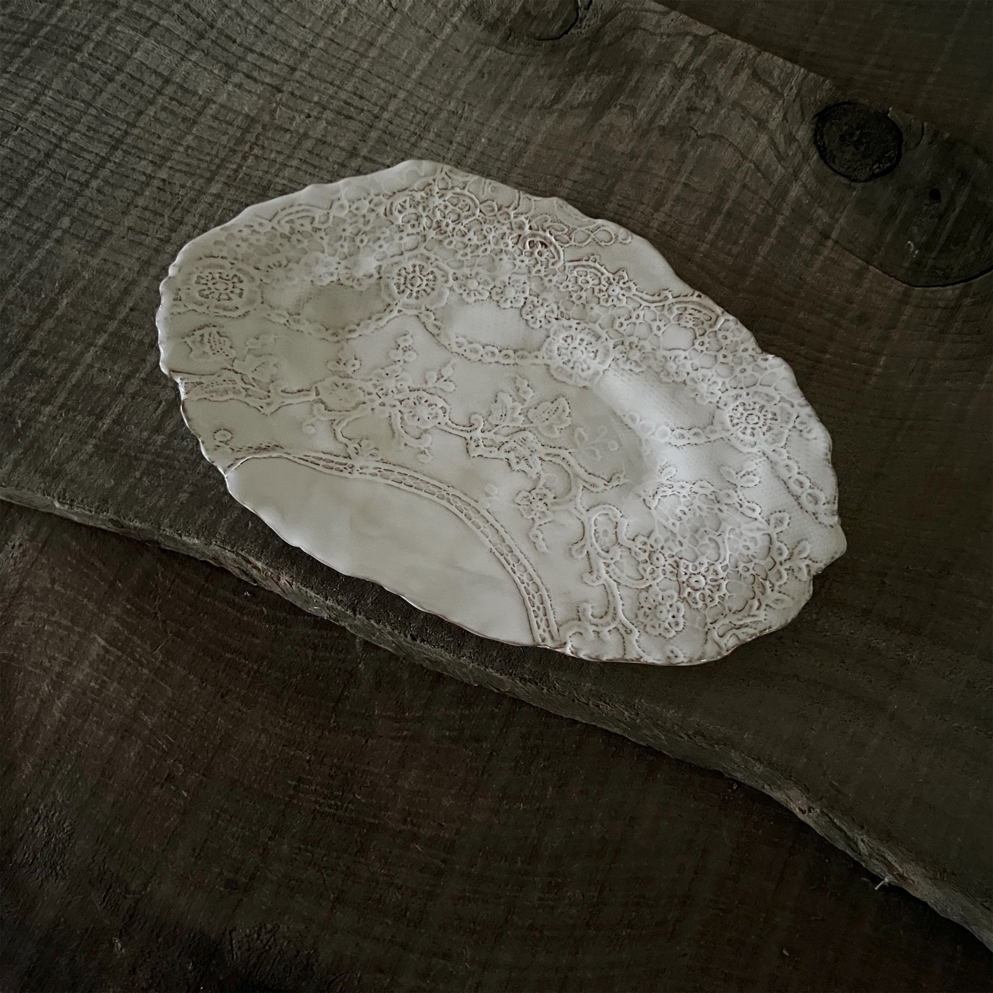 【 Valerie Casado】プレートS Fish Plates_Rouge-1