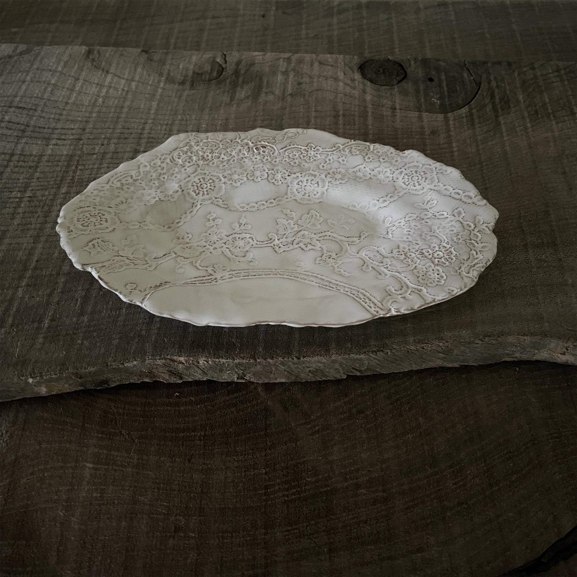 【 Valerie Casado】プレートS Fish Plates_Rouge-1