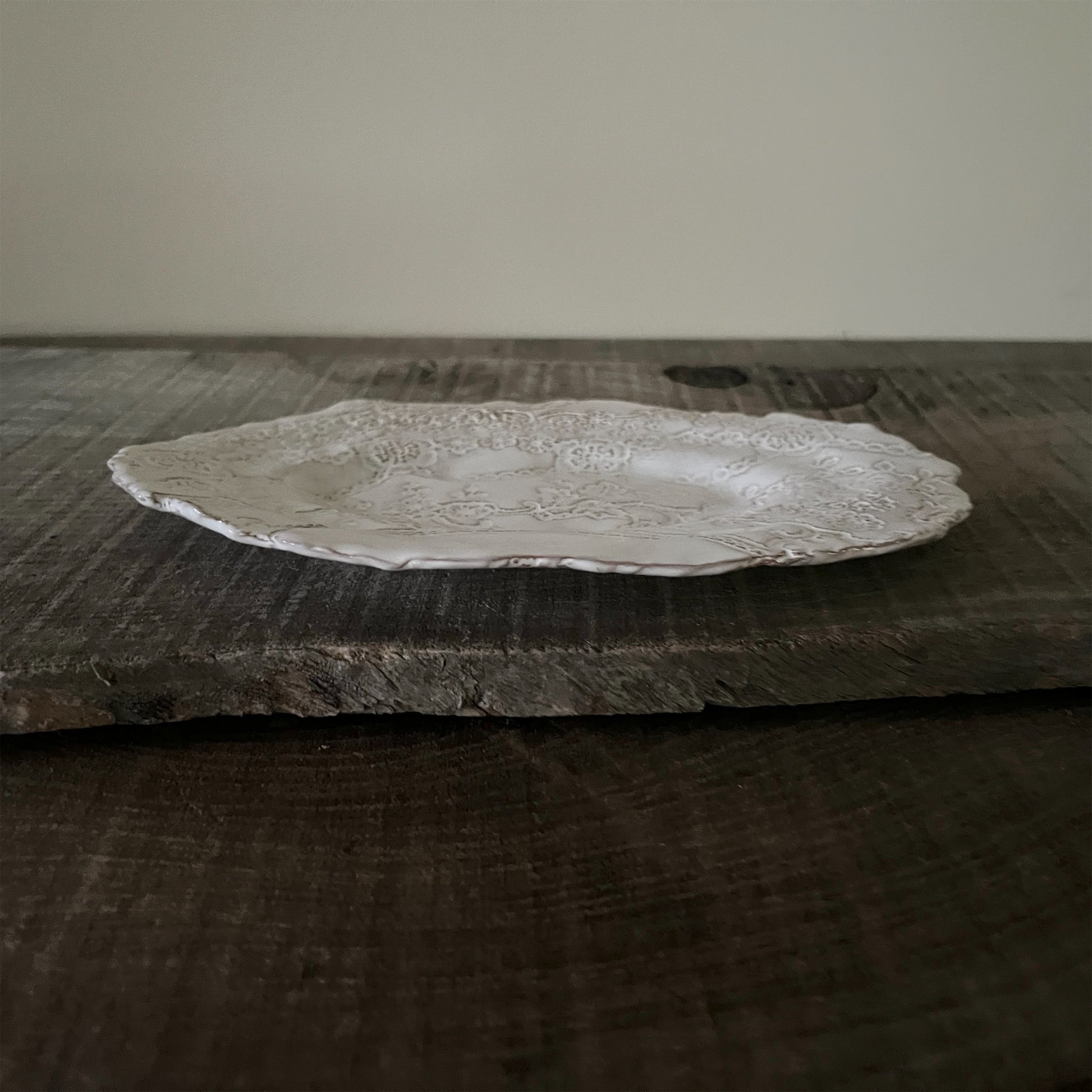 【 Valerie Casado】プレートS Fish Plates_Rouge-1