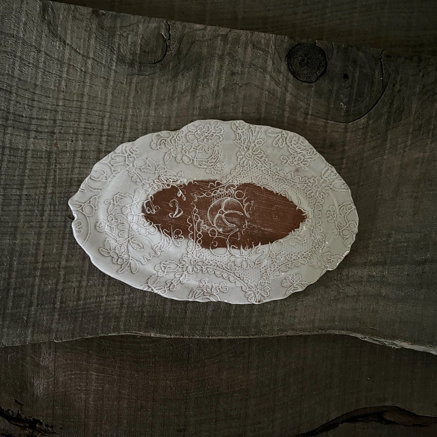 【 Valerie Casado】プレートS Fish Plates_Rouge-1